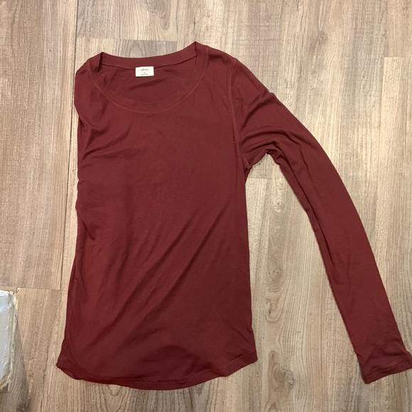Aritzia wilfred long sleeve ribbed top medium, great condition - Picture 1 of 1
